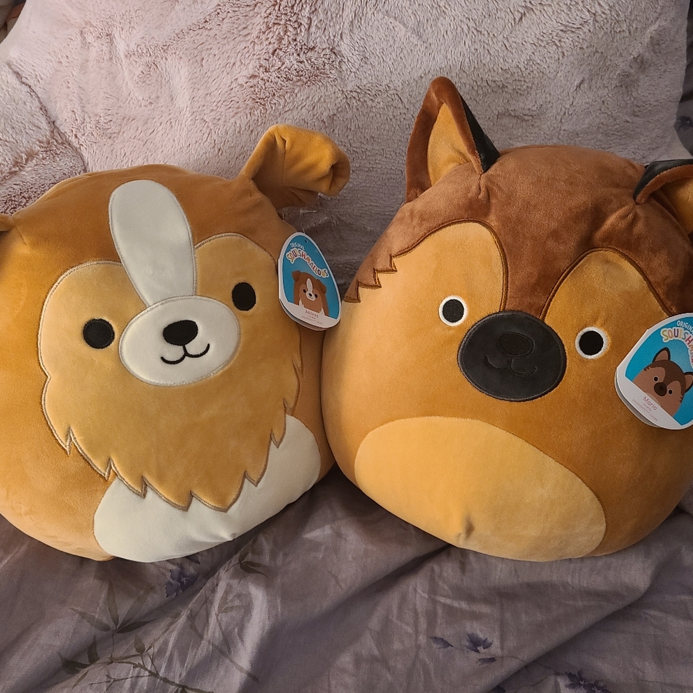 NWT Kellytoy Bundle of Squishmallows - Mario and Andres